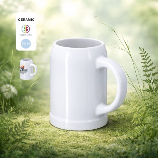 Keramikas alus kauss piemērots sublimācijas drukai - 500ml